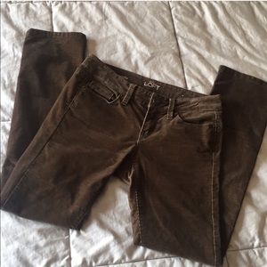Ann Taylor LOFT Modern straight suede pants